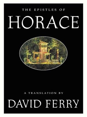 cover image of The Epistles of Horace